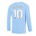Billige Manchester City Jack Grealish #10 Hjemmebane Fodboldtrøjer 2023-24 Langærmet
